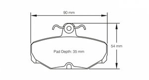 Pagid 1163 Brake Pad