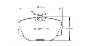 Pagid 1544 Brake Pad