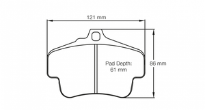Pagid 2405 Brake Pad