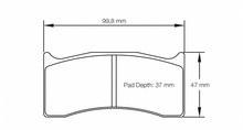 Load image into Gallery viewer, Pagid 8000 Brake Pad