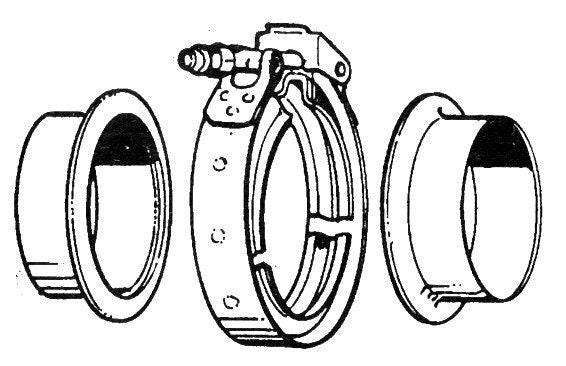 V-Band Clamps : VB-250-FLANGE