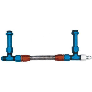 Aeroquip 1/2" Dual Feed Assembly for Holley Carburetors