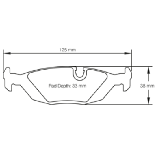 Pagid Brake Pads Shop By Shape No.